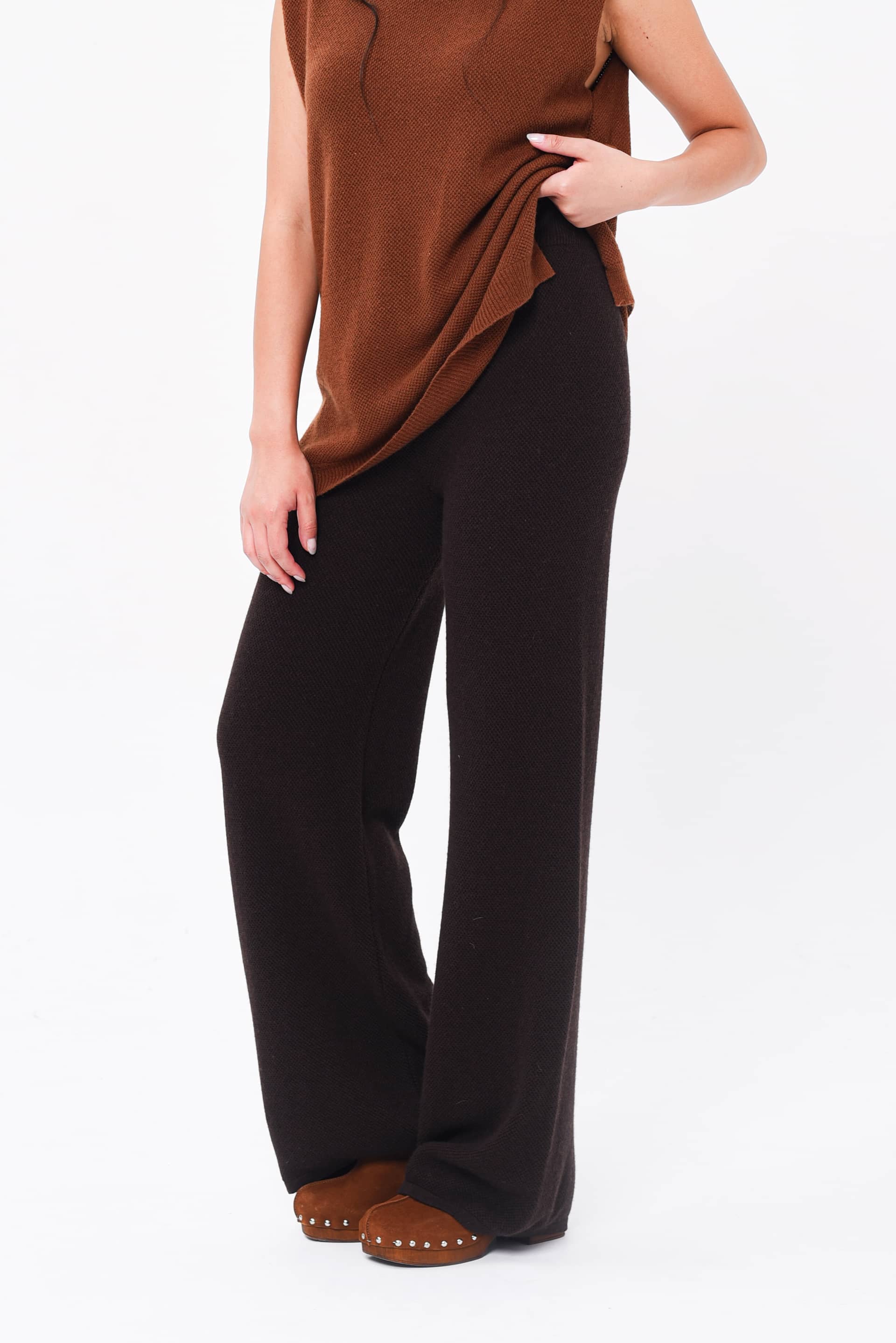 Pantalone Palazzo Lana moro & Cashmere