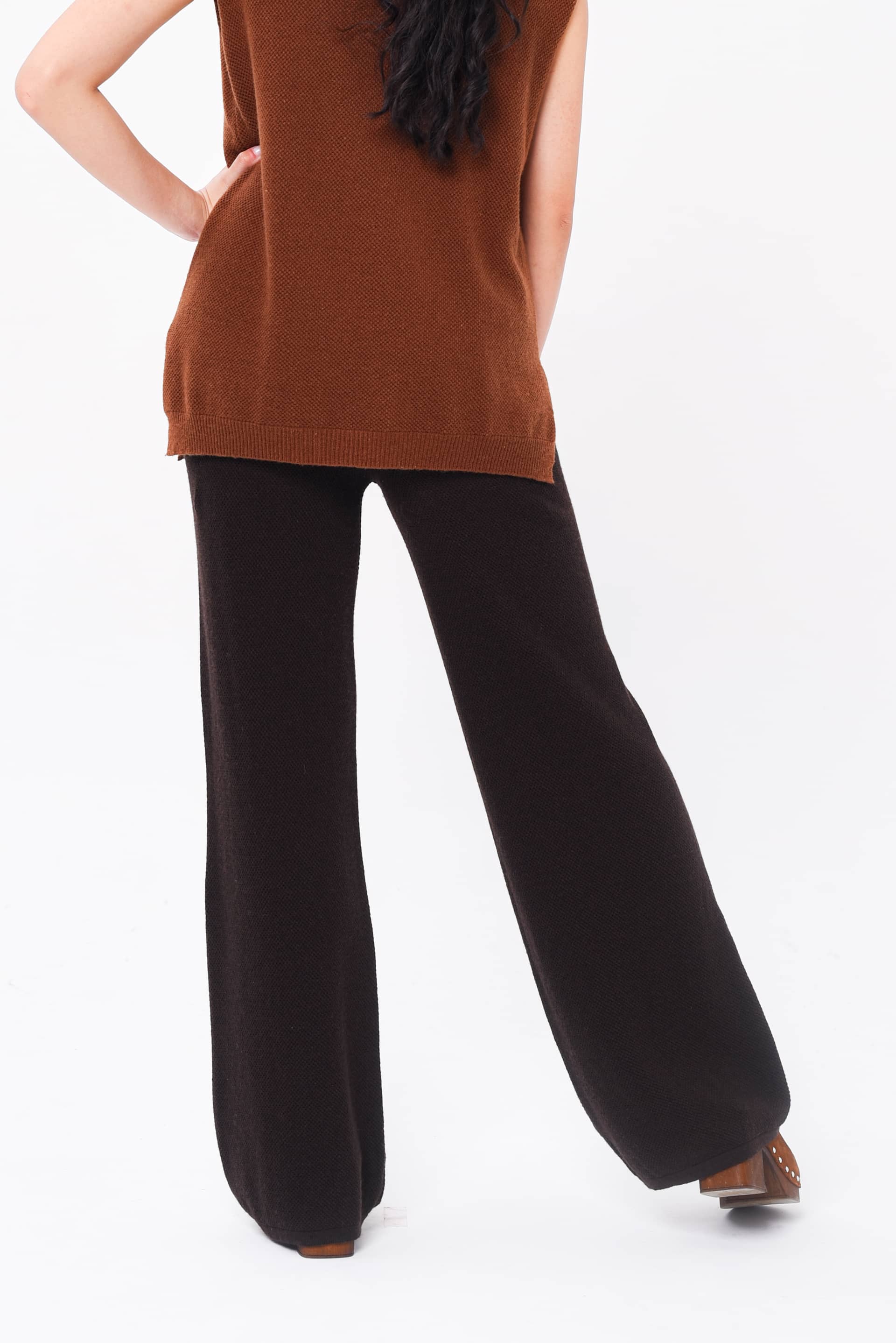 Pantalone Palazzo Lana moro & Cashmere