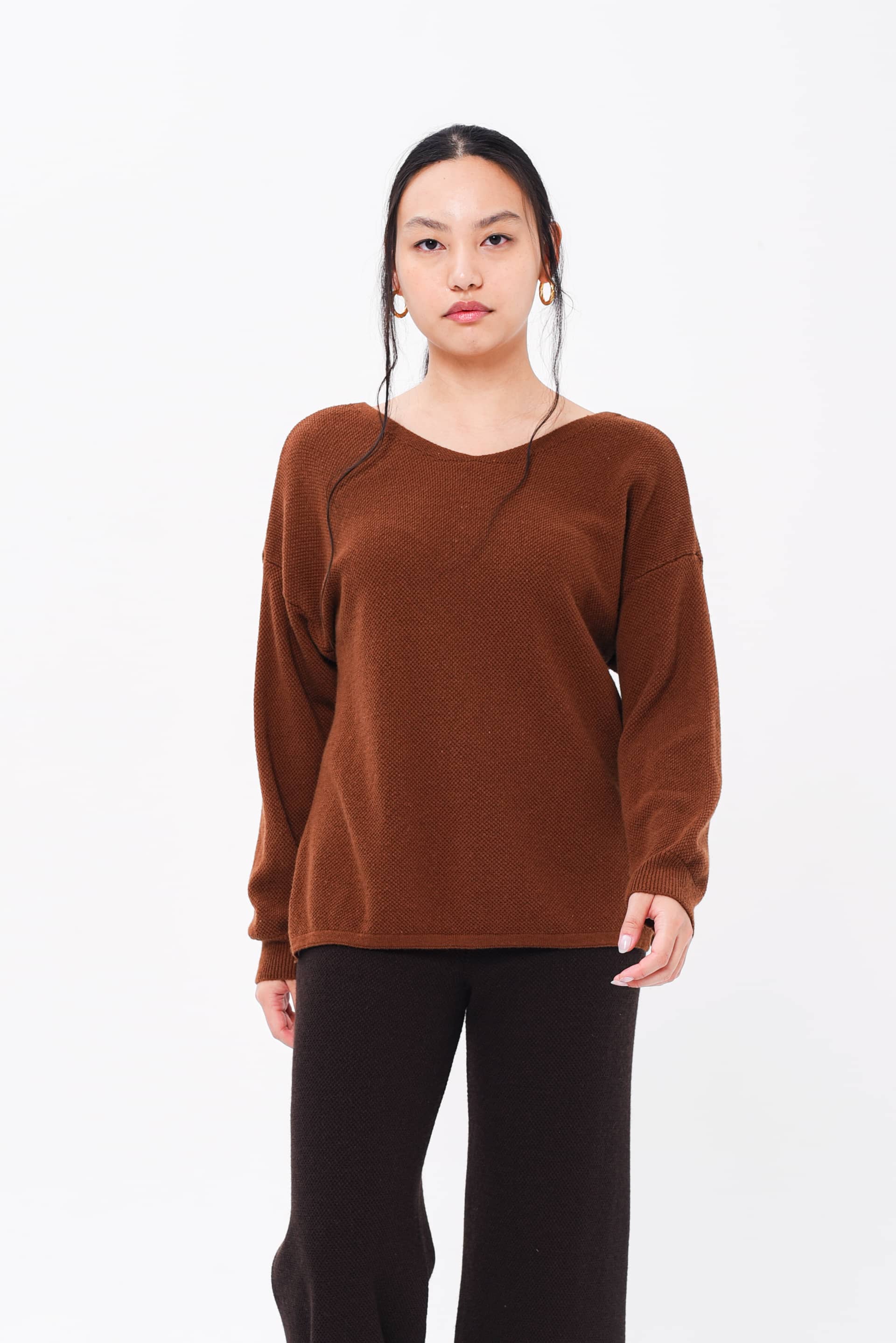 Maglione Lana Tabacco & Cashmere