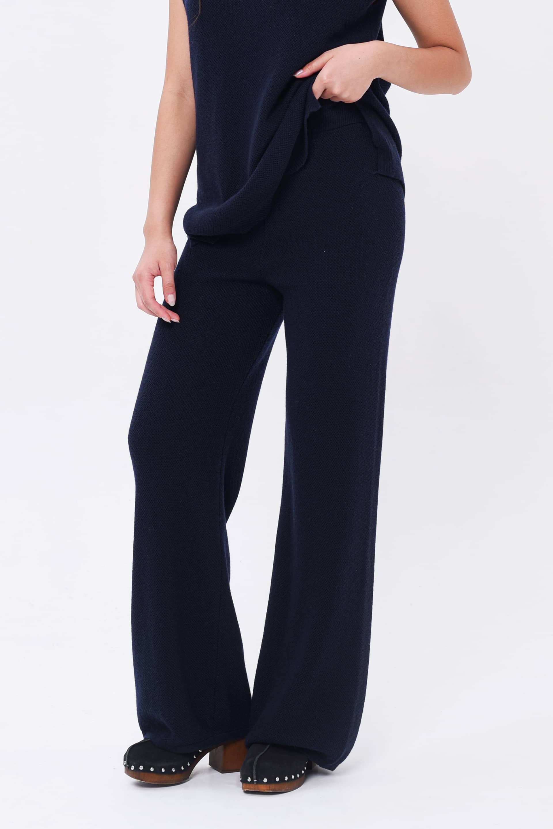 Pantalone Palazzo Lana Blu & Cashmere