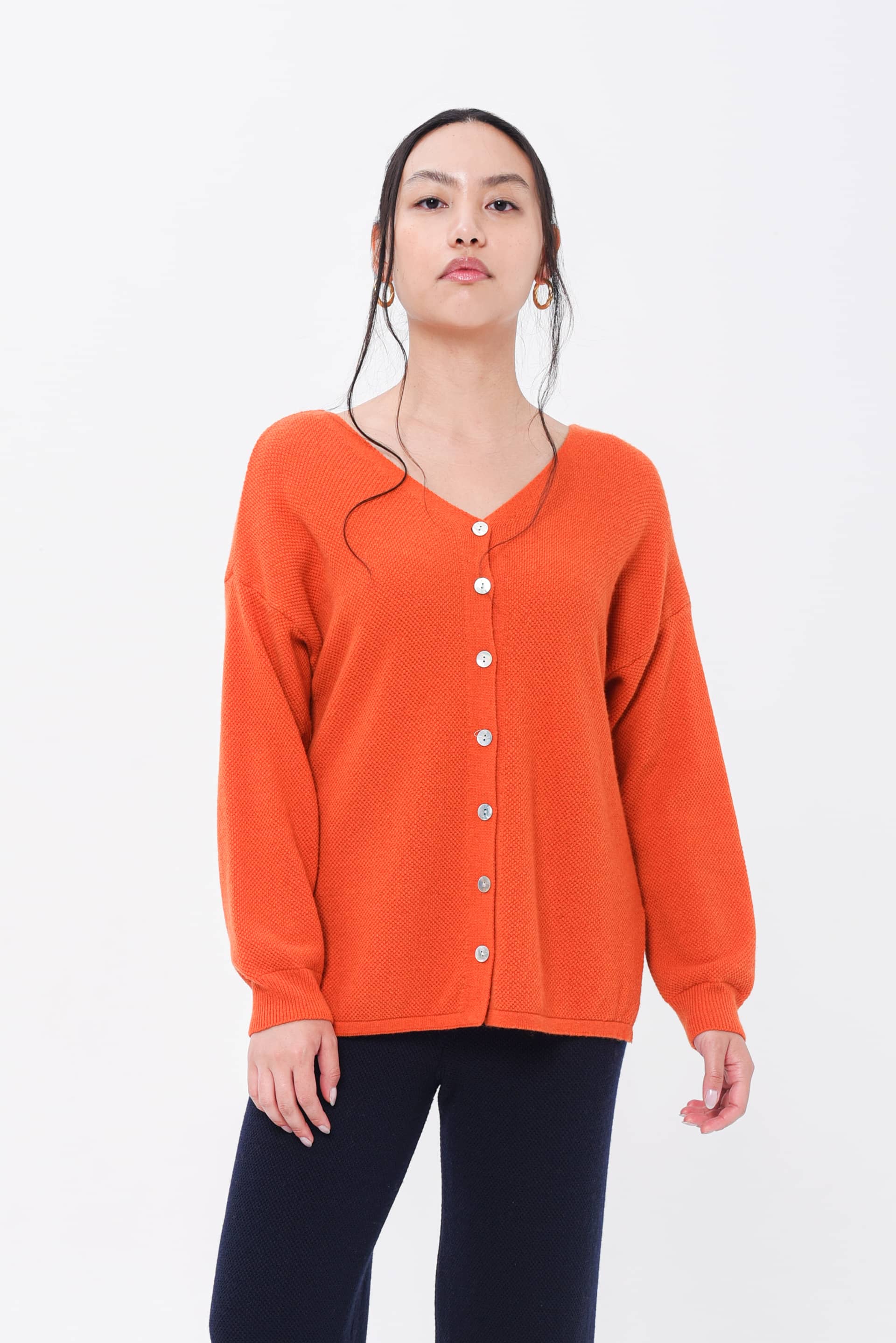 Maglione Lana Arancione & Cashmere