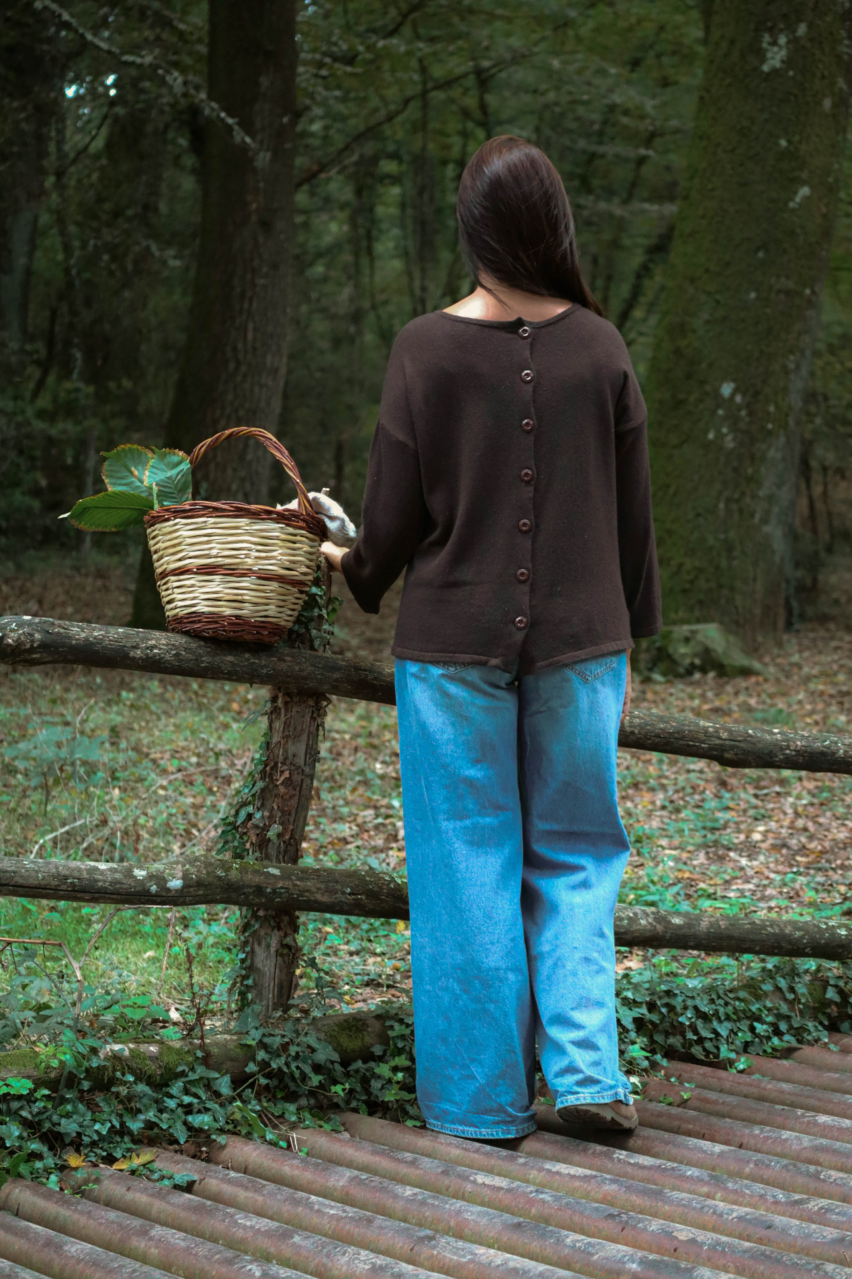 Maglione/cardigan taglio scatola Double face lana e cashmere