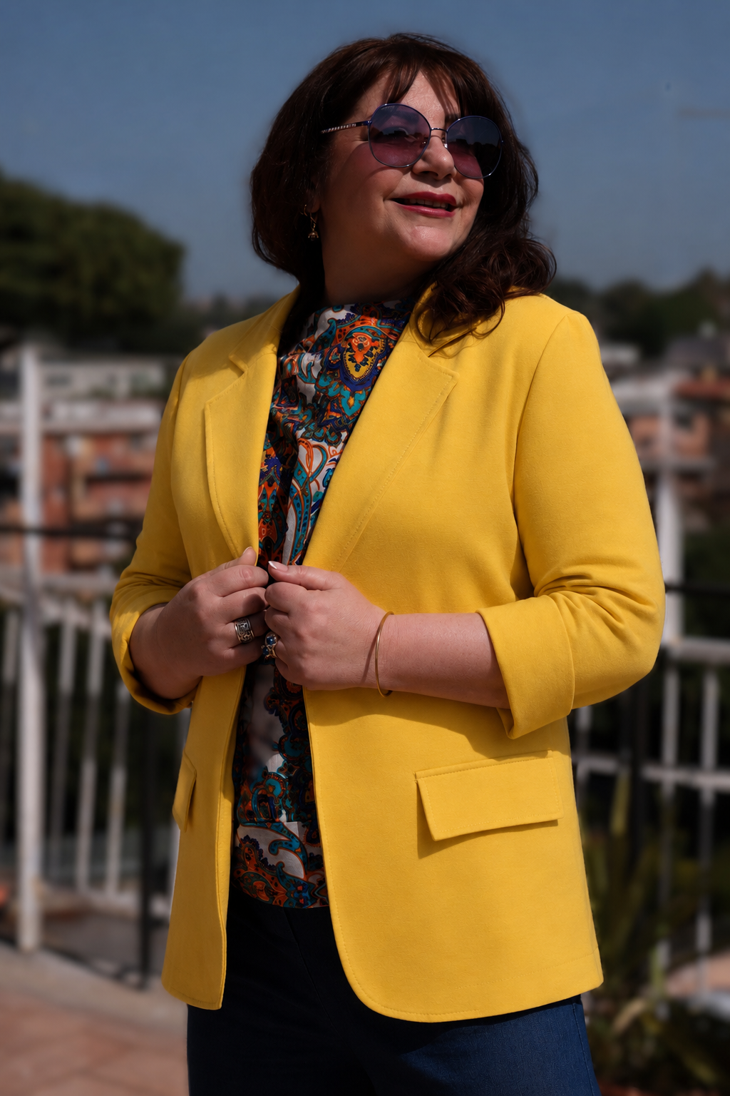 GIACCA CAMILLA GIALLO (Cotone)