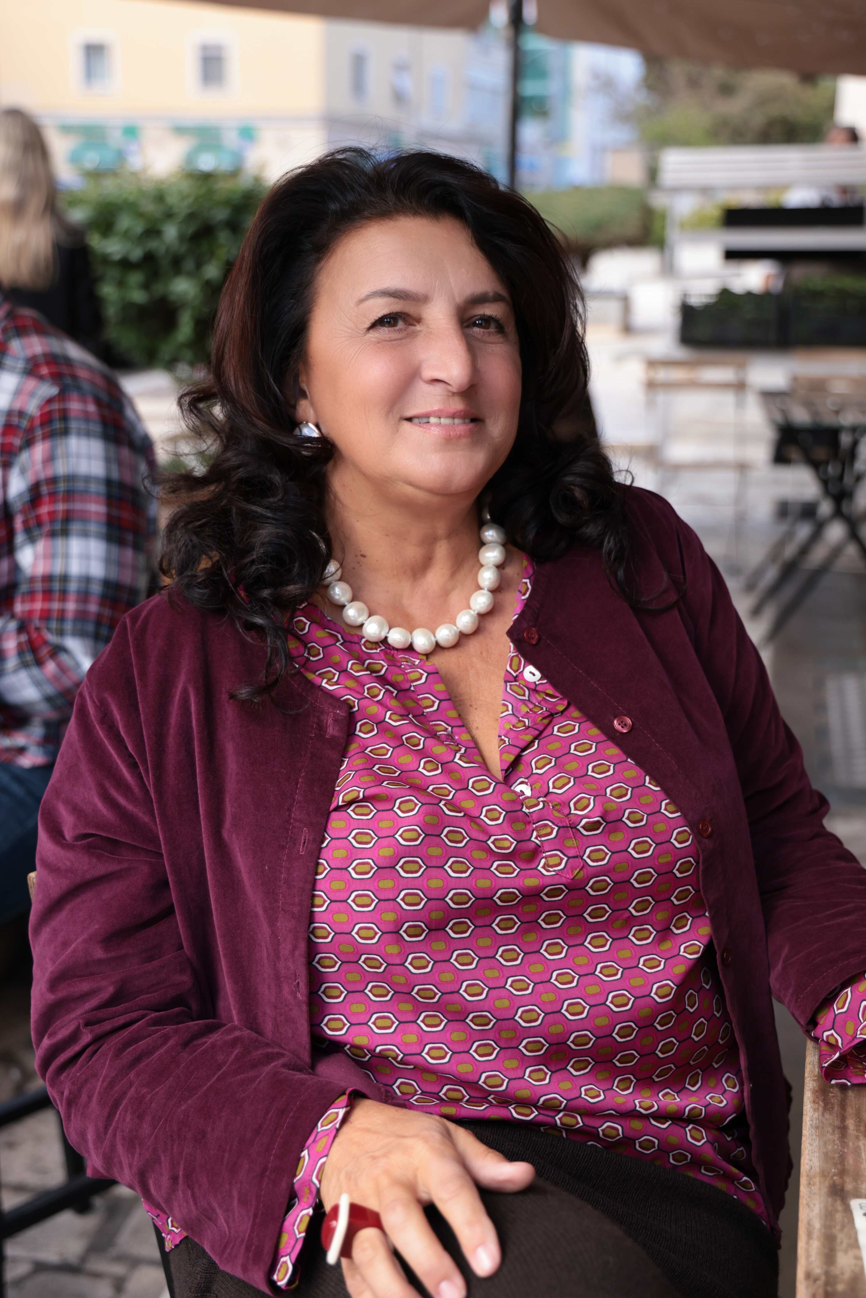 BLUSA Mini Geometrie (seta)