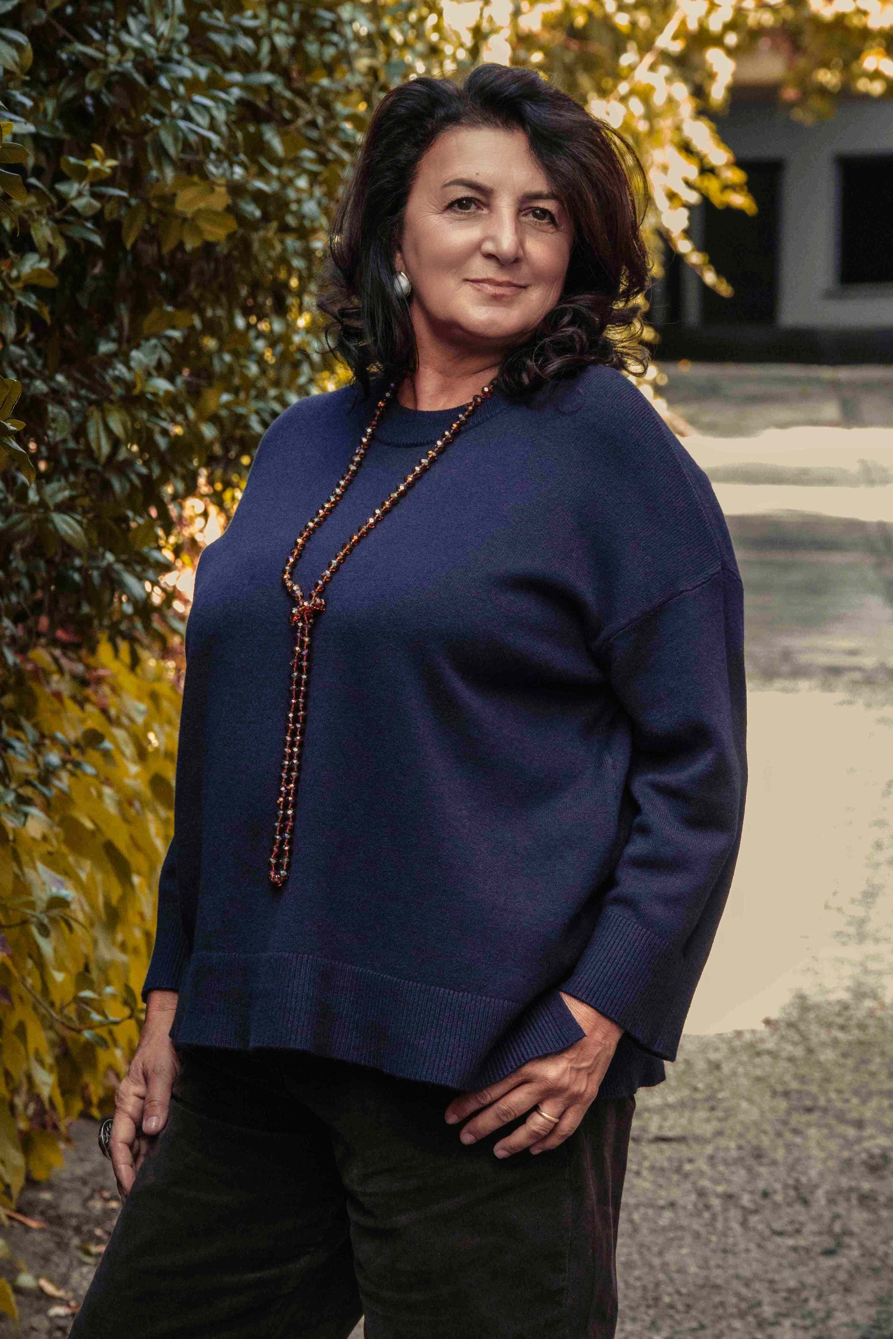 Maglione Notte d’Inverno Blu (viscosa)