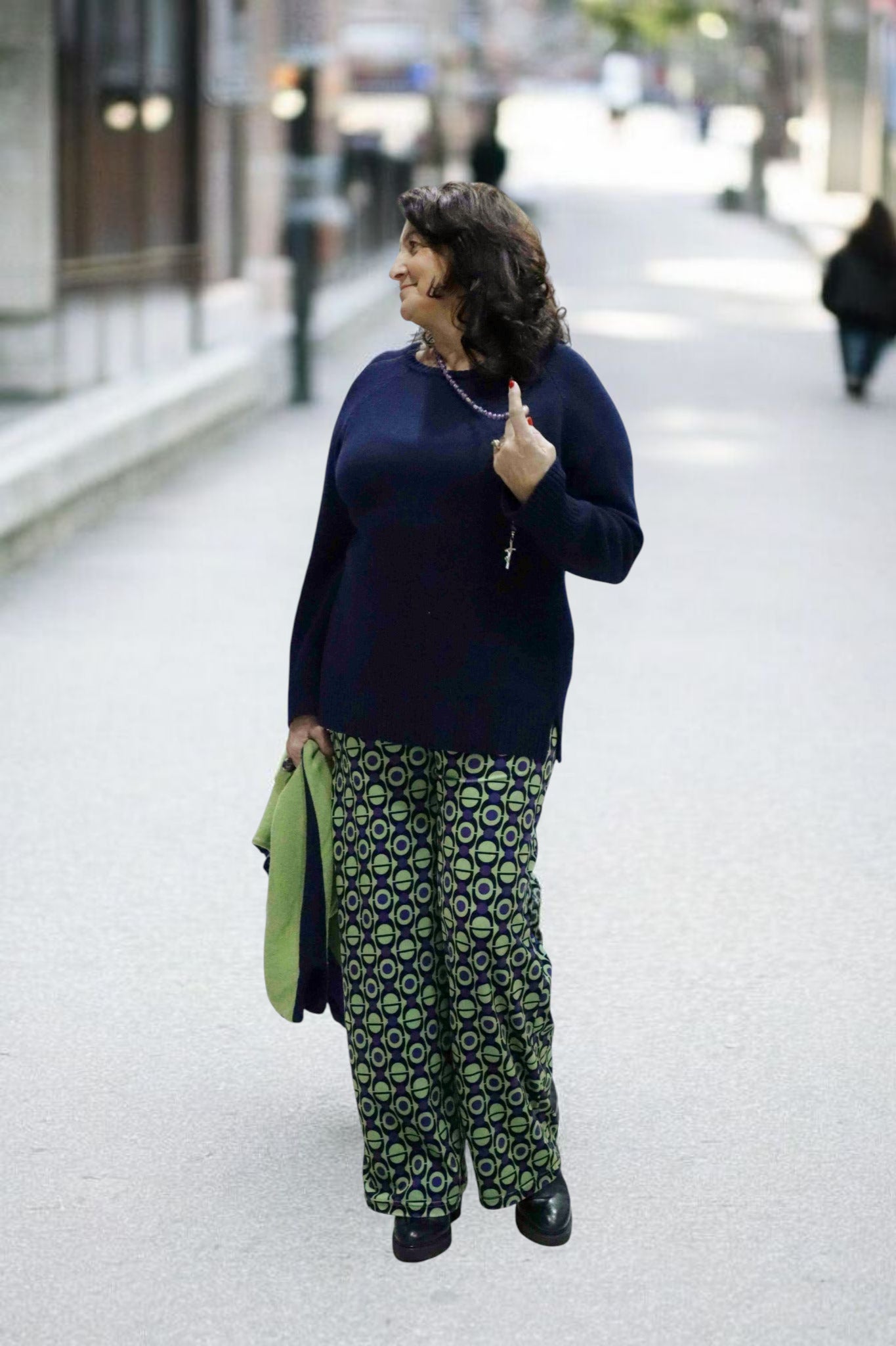 Blue Winter Clouds Sweater (wool and cashmere)