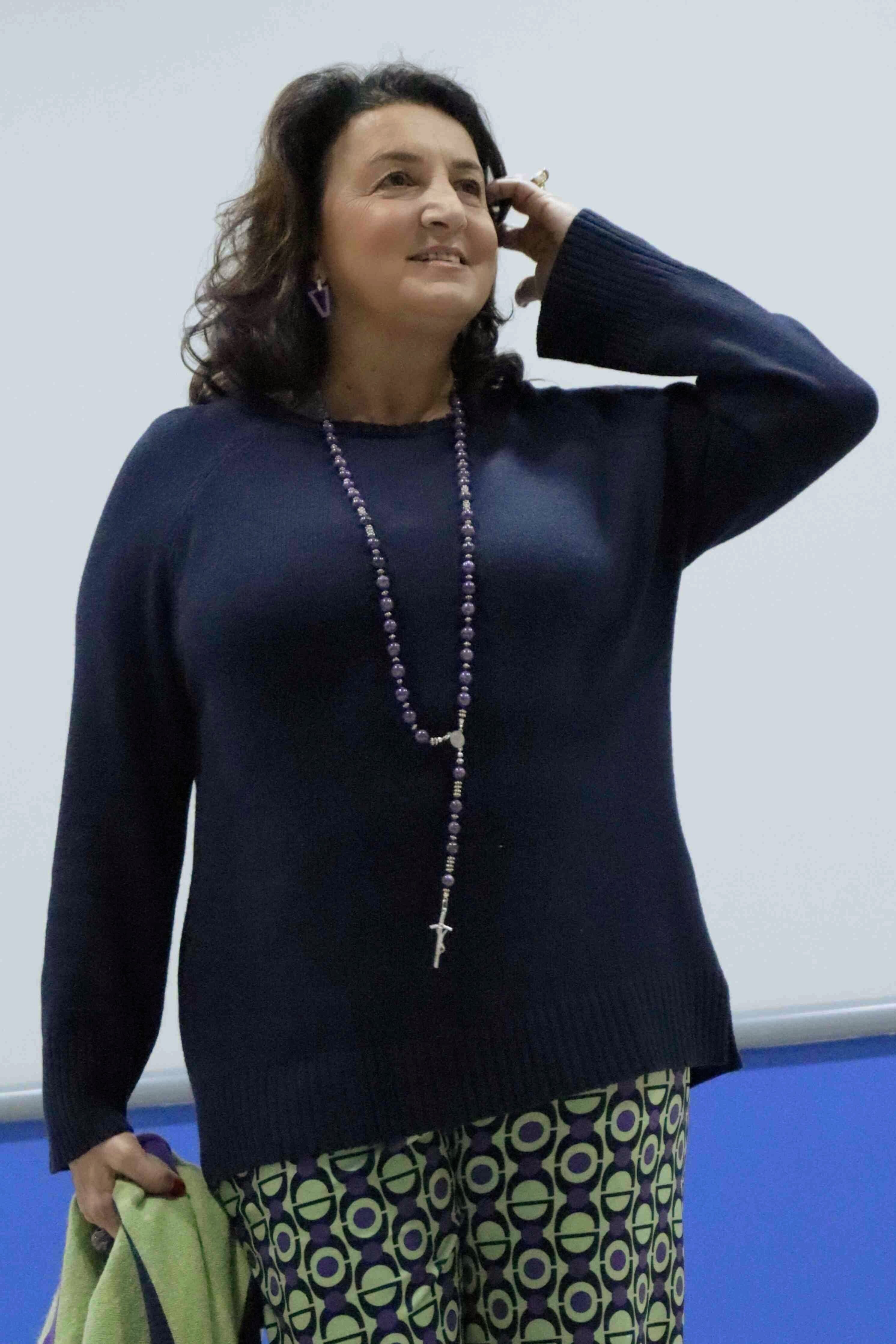 Maglione Nuvole d'inverno Blu (lana e cashmere)