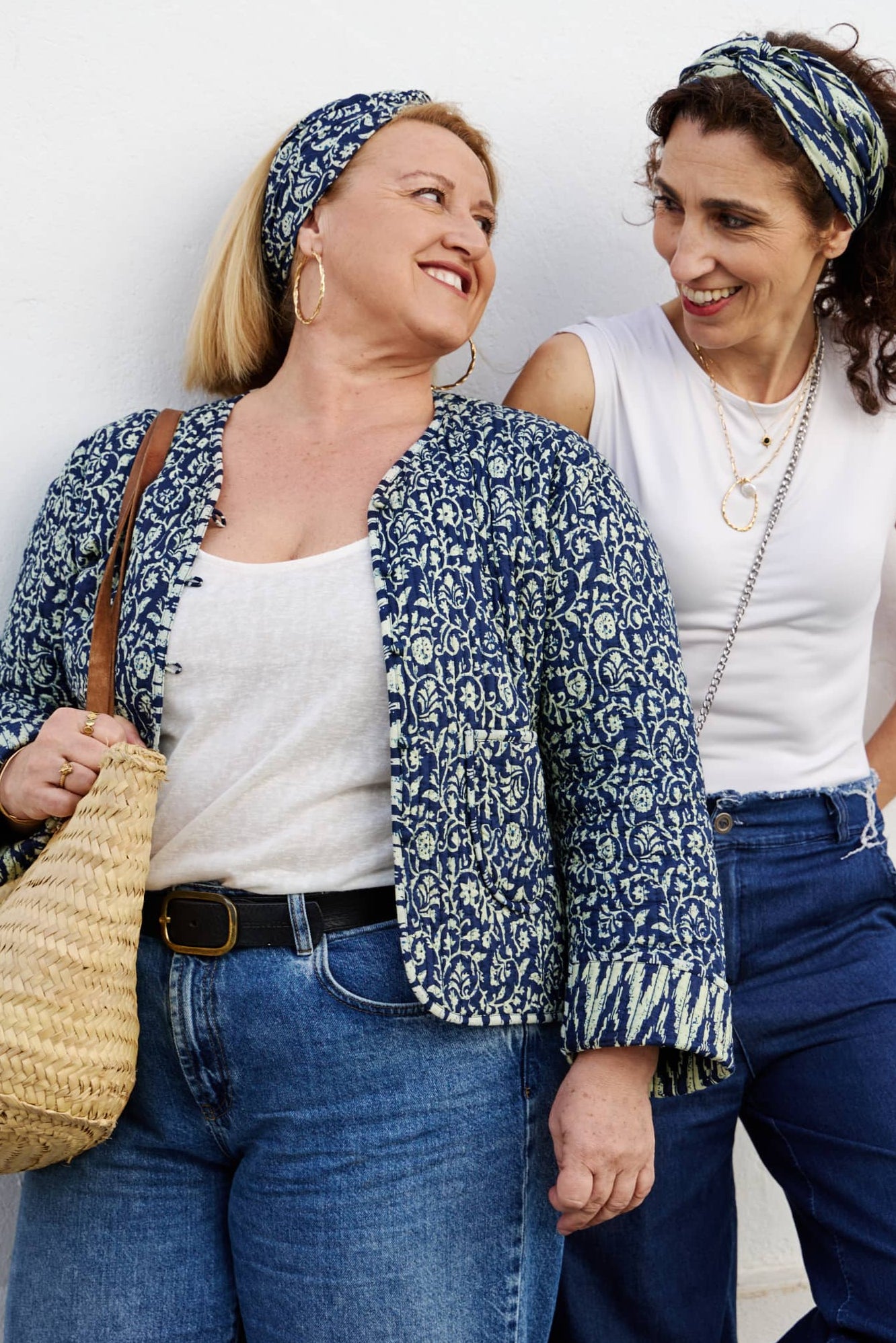 Giacca Trapuntata Double face 100% Blu Ocean Mix match