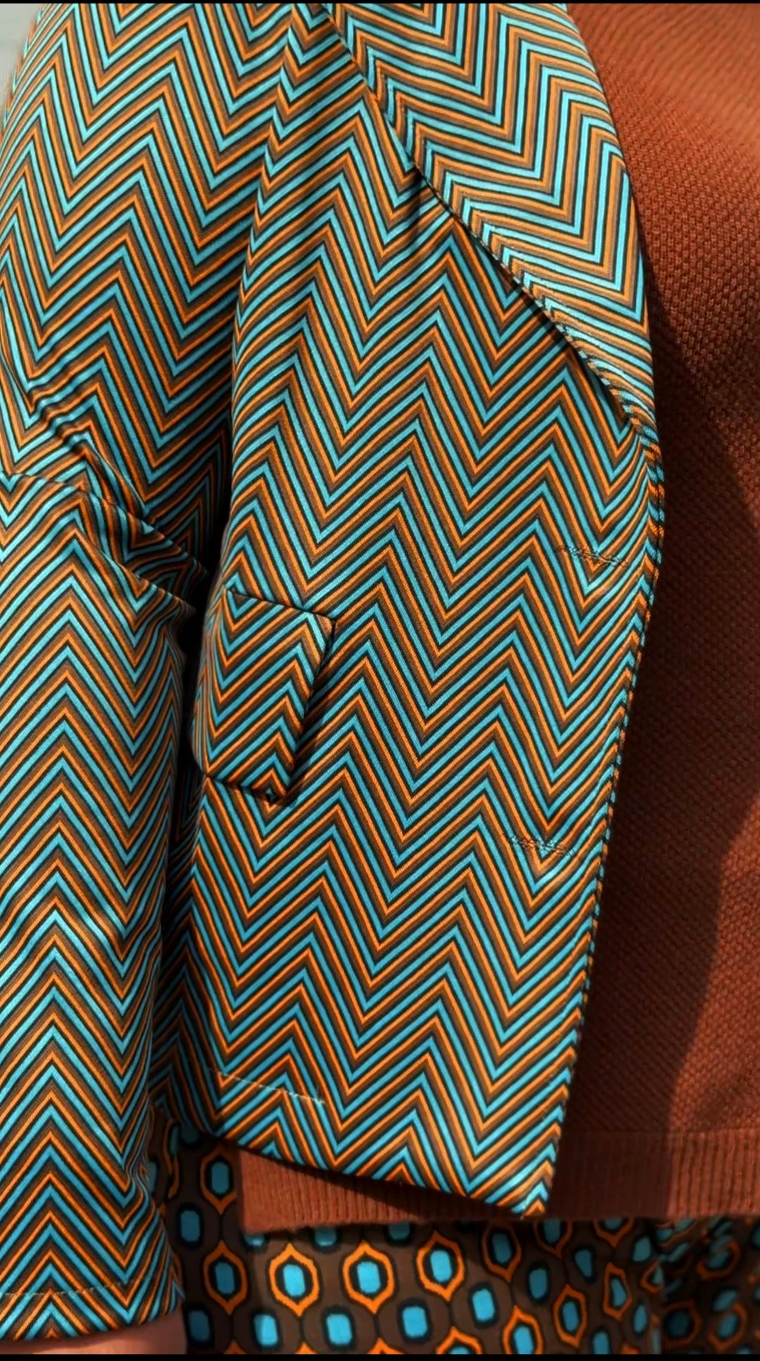 GIACCA LEVANTE CHEVRON (Jersey di viscosa)