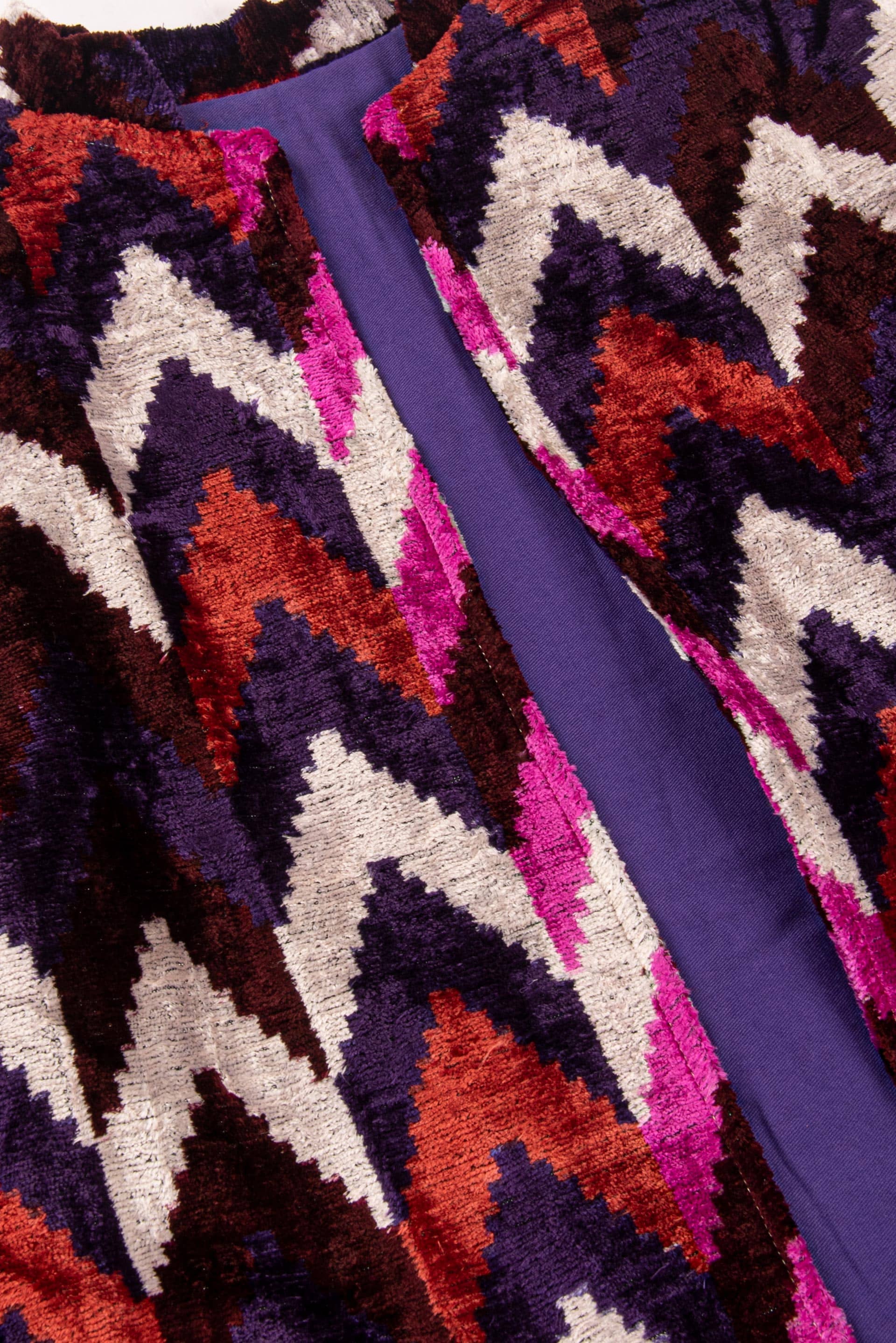 Giacca Khatan in Seta Pregiata Ikat – 1/1