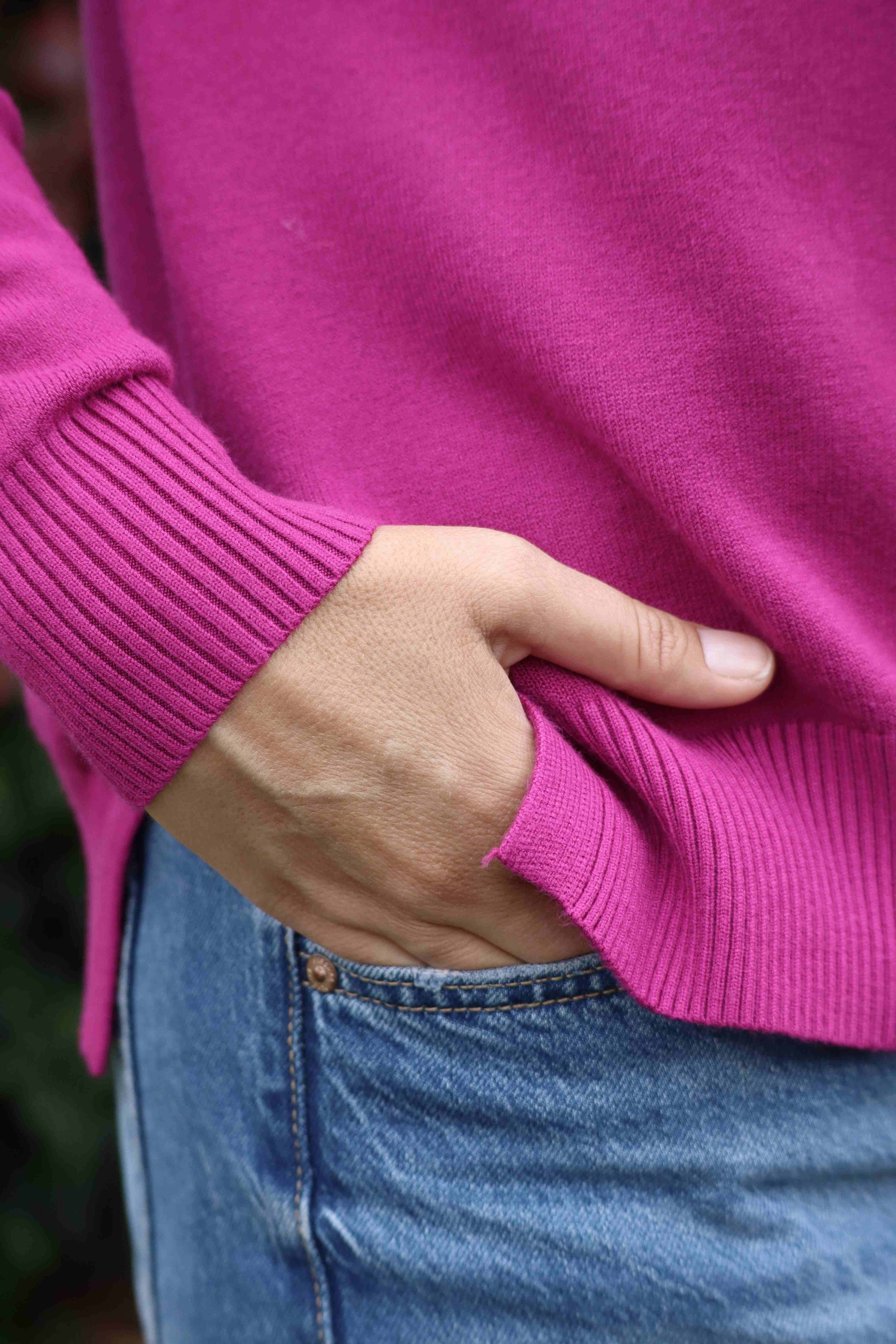 Maglione Armonia d’Inverno Ciclamino (viscosa)