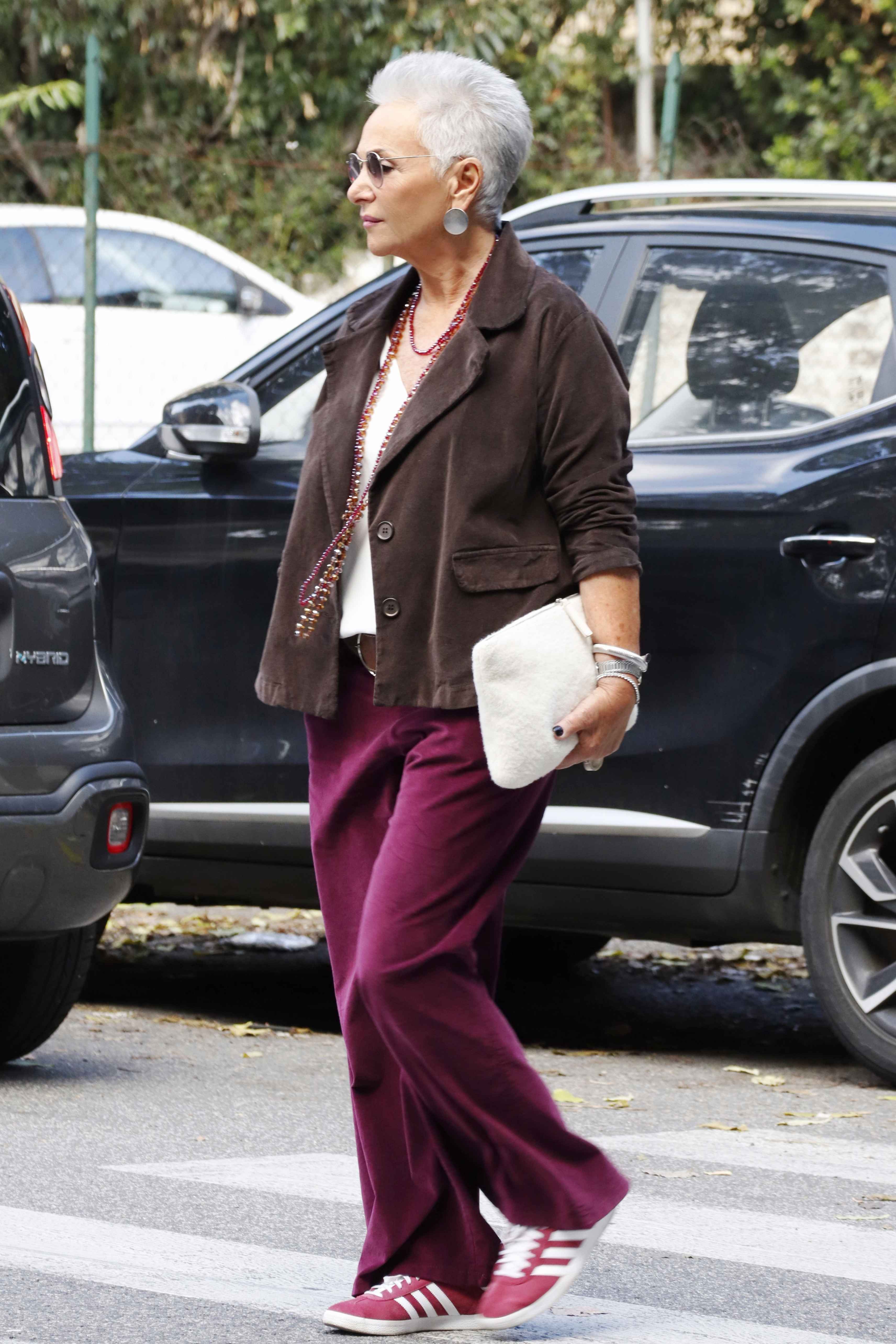 Pantalone Velvet Palazzo Bordeaux (velluto liscio)