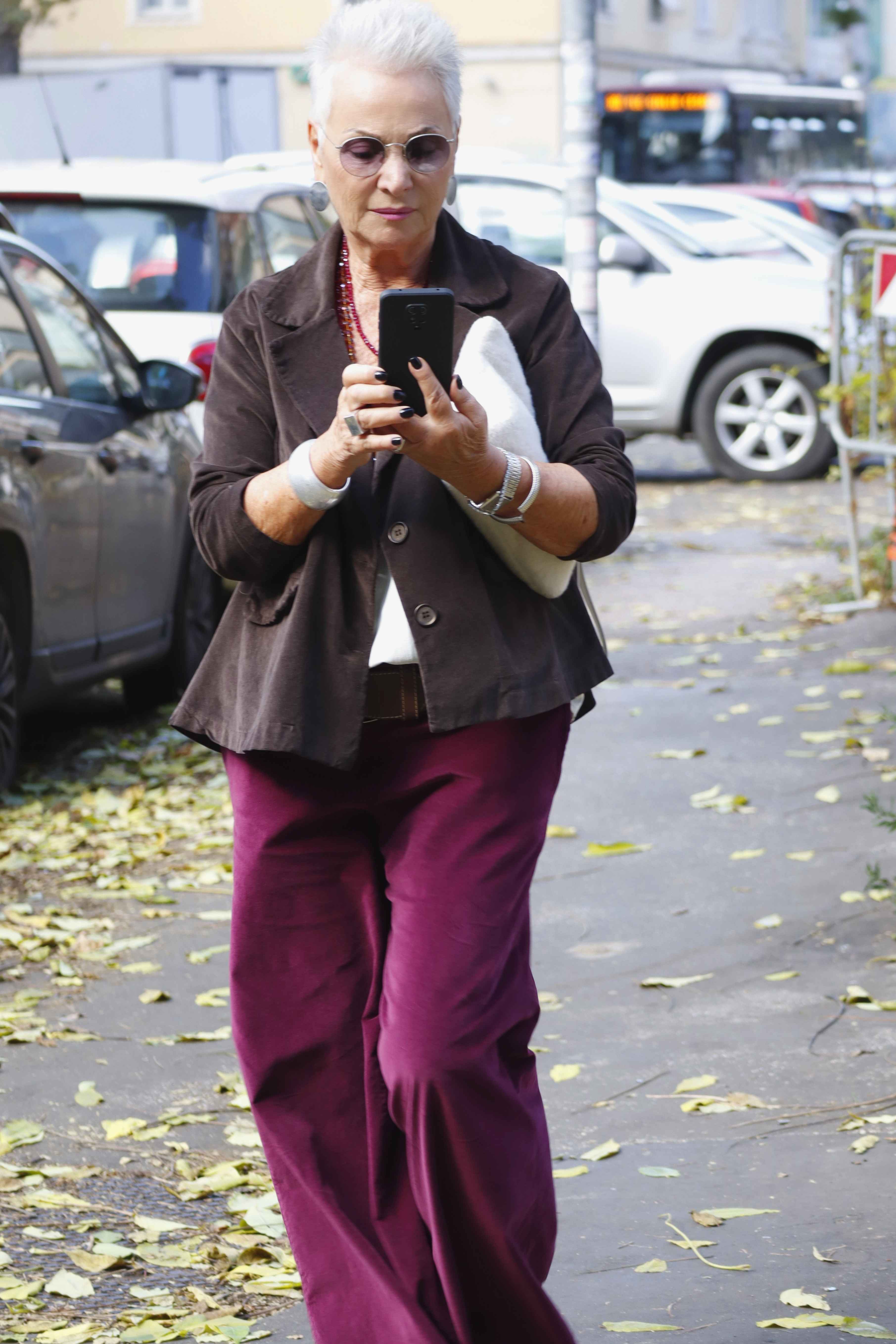 Pantalone Velvet Palazzo Bordeaux (velluto liscio)